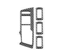 Wivplex Rivestimento Decorativo for Pannello interruttori alzacristalli in Fibra di Carbonio, for, L 2017-2021 Accessori Interni Pannello di Rivestimento dell'interruttore della Finestra
