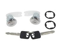 Wivplex Set di chiavi for interruttore cilindro serratura porta lato sinistro destro for 1992-1995, for Ford, for F-150, F250, F350 Bronco Interruttore di accensione dell'auto