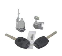 Wivplex Set serratura Interruttore di accensione Cilindro porta 2 Guscio chiave, for Accord, 2003-2007 Interruttore di accensione dell'auto(BLACK 2pcs Lock-3 Button)