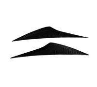 Wivplex Sopracciglio del faro anteriore, palpebra, finitura in fibra di carbonio, for Mazda 3 2014-2016 Adesivo per fari