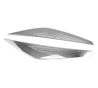 Wivplex Sopracciglio del faro, for Escape, for Kuga 2017-2018 Copertura del faro anteriore cromata in ABS for auto Sopracciglio della palpebra della lampada del faro Rivestimento per sopracciglia dei