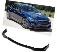 Wivplex Splitter spoiler per paraurti anteriore auto, per Infiniti Q50 2014 2015 2016 2017 Sostituzione della copertura mentoniera Protezione Diffusore splitter per paraurti anteriore per auto