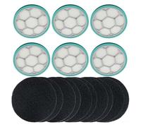 Wivplex Spugna filtro Hepa, set for toelettatura animali domestici, kit di utensili for aspirapolvere, parti ricambio for, for accessori for spugne Filtro per aspirapolvere(BLACK B)