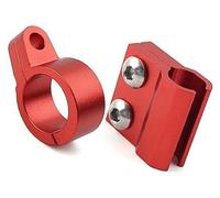 Wivplex Supporto guida for tubo flessibile freno anteriore for moto, rosso, for CR80R/85R, CR125R/250R, CRF150R-450R in alluminio Morsetto per tubo freno moto