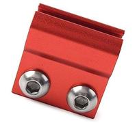 Wivplex Supporto guida for tubo flessibile freno anteriore for moto, rosso, for CRF125R/150R/250R/250X/250RX/450R/450X/450RX/450L/450RL in alluminio Morsetto per tubo freno moto