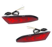 Wivplex Tail Light Rear Lamp 2Pcs, per Ford, per Focus 3, for Sedan, for Hatchback Bumper Reflector Lights Function As Brake Fog Lamps and Turn, for Signal 11-14 car rear reflect (Red Lens)