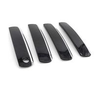 Wivplex Tappo di copertura della maniglia della portiera esterna dell'auto for auto nero lucido argento cromato, for, A6 C6 Maniglia per porta