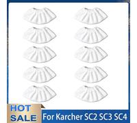 Wivplex Testine di ricambio for mocio Panno for Easyfix SC2 SC3 SC4 SC5 Stracci Copertura in microfibra for mocio Accessori for pulitori a vapore Pezzi di ricambio Ricambi per pulitori a vapore(10pcs)