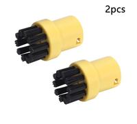 Wivplex Ugello di potenza Pulitore a vapore Serie SC SC 1 2 3 4 5 SI 4 SG 4 Aspirapolvere Spazzatrice Sostituisci ugello di aspirazione Ricambi per pulitori a vapore(2pcs Yellow)