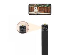 WIWACAM Mini fotocamera, HD piccola telecamera di sorveglianza con app, micro telecamera di sicurezza portatile interna con sensore di movimento, videocamera IP WiFi, MW3, supporto in Germania