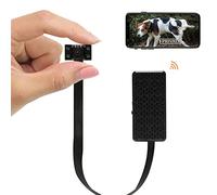 WIWACAM Mini Telecamera Spia Nascosta, 4K Ultra HD Telecamera WiFi Interno, Microcamera Invisibile Batteria Videocamera Sorveglianza con Visione Notturna Rilevamento di Movimento Allarme e-mail, MW5