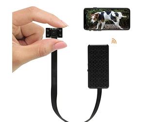 WIWACAM Mini Telecamera Spia Nascosta, 4K Ultra HD Telecamera WiFi Interno, Microcamera Invisibile Batteria Videocamera Sorveglianza con Visione Notturna Rilevamento di Movimento Allarme e-mail, MW5