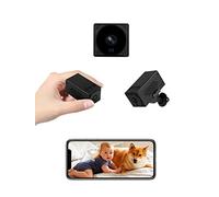 WIWACAM MW1-Pro Mini fotocamera 4K HD WLAN 2600 mAh batteria Live Trasmissione cellulare App Piccola telecamera di sorveglianza interna baby monitor telecamera per cani con sensore di movimento,