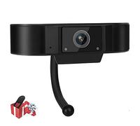 WIWACAM Webcam video Full HD 1080P Web Camera con microfono per computer PC Laptop Desktop MAC, USB Plug and Play, qualità sicura per home office e videoconferenza Zoom Webex Slack con copertura