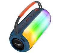 wiwu, Cassa Bluetooth con LED multicolore autonomia 4h con maniglia, Blu