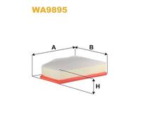 WIX FILTERS WA9895 - Filtro aria