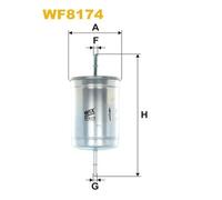 WIX FILTERS WF8174 Filtro carburante