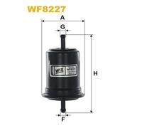 WF8227 WIX FILTERS FILTRO CARBURANTE Terios