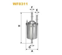 WIX FILTERS WF8311 - Filtro carburante