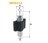 WIX FILTERS WF8314 - Filtro carburante