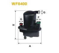 1 FILTRO CARBURANTE WIX FILTERS WF8400 WF8400