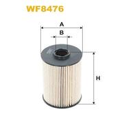 Wix Filters Filtro carburante WF8476 per Ford Mondeo 2.0 TDCi (dal 2007), Volvo XC60/V70
