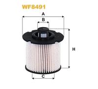 WF8491 FILTRO CARBURANTE PER Opel Vivaro C Platform Cabin K0 2.0 110 KW 150 CV