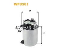 WF8561 FILTRO CARBURANTE PER Renault Koleos II HC 2.0 dCi 175 4WD 130 KW 177 CV