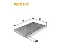 WP2187 FILTRO ABITACOLO PER Alfa Romeo Stelvio 949 2.2 D Q4 154 KW 209 CV
