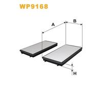 WP9168 FILTRO ABITACOLO PER BMW 7 E65 E66 E67 730i Li 170 KW 231 CV