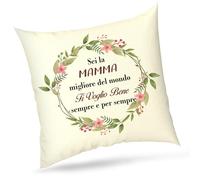 Wixelon Regalo Festa Della Mamma,Regalo Compleanno,Regali Mama,Regalo Natale,Regali Per La Mamma,Regali Per Mama,Idee Regalo Mama,Copricuscini Divano
