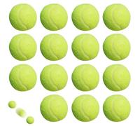WIYETY 15 palline da tennis per il tempo libero: palla da tennis per principianti, palline da tennis per cani, tempo libero per allenamento tennis, lezioni di pallina e dispositivo di gioco per cani