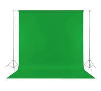 WIYETY 150 x 300 cm Green Screen Background: Photo Wall Background lavabile, Green Screen Background per fotografie, video e TV (senza asta)