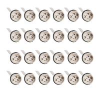 WIYETY 24 pezzi attacco GU10: base in ceramica con filo da 15 cm, protezione antincendio GU10, portalampada 0,75 mm², diametro cavo portalampada LED per faretti LED e lampade alogene, attacco GU10
