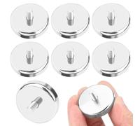 WIYETY 6 magneti al neodimio: magnete con filettatura, bullone filettato M6, 32 mm, magnete a cilindro con forza di trazione di 36 kg, piccoli magneti per viti, occhiello o gancio, magneti rotondi al