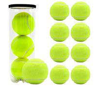 WIYETY 9 palline da tennis da allenamento: palla da tennis per principianti, tennis, cane, tempo libero, per allenamento tennis, lezioni e giocattoli per cani (3 x 3 pezzi)