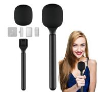 WIYETY Adattatore portatile universale per intervista: supporto wireless per intervista, adattatore per microfono Lavalier, supporto portatile per Wireless GO I/II, Rode Wireless Me/Pro, DJI Mic 1/2