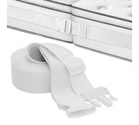 WIYETY Bianco Supporto per Materasso: Collega due Materassi Grande Superficie Ponte Dell'amore Materassi Singoli Letto Matrimoniale per Materasso Contro Scivolamento Regolabile in Modo Variabile