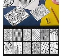 WIYETY Confezione da 12 cartelline per goffratura, cartine in plastica, cartine per goffratura, cartine trasparenti, per la creazione di biglietti, album fotografici, scrapbooking, decorazione (erba e