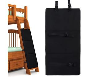 WIYETY Copertura per Scala di Letto A Castello: Doppio Tappeto Protettivo per Letti A Castello, Pieghevole E Regolabile, Dispositivo di Sicurezza Contro Le Cadute per Bambini (78 * 38cm Nero)