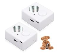 WIYETY Dittafono per animali morbidi: modulo vocale per peluche e orsacchiotto 360 secondi con funzione di registrazione, modulo vocale per bambini per registrazioni vocali personalizzate