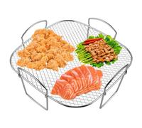 WIYETY Friggitrice ad aria calda, accessorio per friggitrice ad aria calda: 20 x 20,5 x 10 cm, accessori per friggitrice ad aria calda, in acciaio inox 304, accessorio per friggitrice ad aria calda