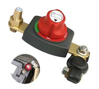 WIYETY Interruttore principale della batteria, interruttore principale, batteria per auto, 12 V-48 V, interruttore separatore batteria per auto, moto, barca, caravan, yacht, bus, barca, viaggi