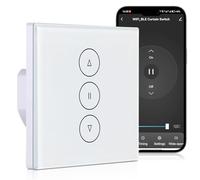 WIYETY Interruttore Smart Wlan per Tapparelle con Timer, Interruttore Intelligente a Incasso Compatibile con Smart Life, Alexa