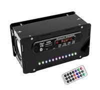 WIYETY Kit per saldatura elettronica fai da te, 1 set di altoparlanti Bluetooth radio FM con design portatile, indicatore LED e telecomando per fai da te e apprendimento STEM