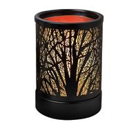 WIYETY Lampada profumata elettrica per cera: lampada profumata a cera lampada profumata lampada da tavolo per candela profumata, bruciatore ad olio elettrico, per aromaterapia regalo a casa - nero