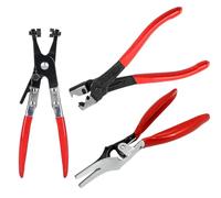 WIYETY Pinza per Fascette Stringitubo: Set 3 Pezzi, Collo Dritto, per Auto