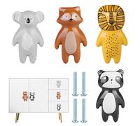 WIYETY Pomelli per mobili in ceramica, 4 pezzi, maniglie per cassetti e porte, per armadi, cucina, camera da letto