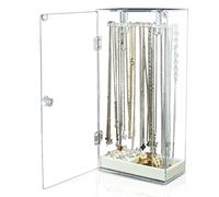 WIYETY Porta Orecchini Espositore Organizer: Appendi Collane Acrilico 24 Pezzi Ganci, Organizer per Gioielli in Acrilico Multifunzione Organizer Gioielli per Bracciali ed Anelli Supporto Orologio