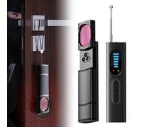 WIYETY Rilevatore telecamera nascosta: rilevatore di cimici wireless, dispositivo di ricerca per cimici, rilevatore GPS con 5 livelli di sensibilità per viaggi, hotel, automobili